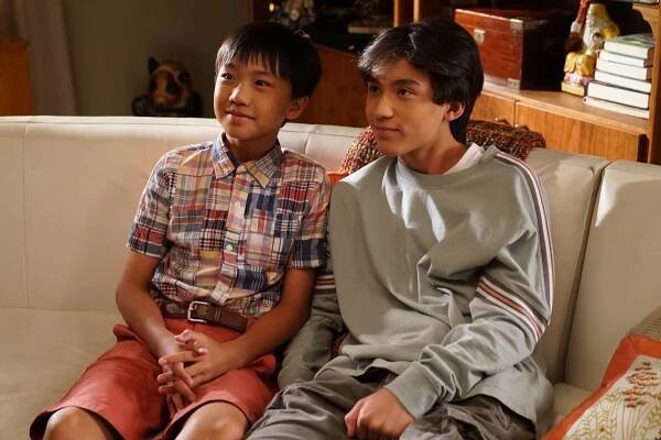 Huangovi v Americe - College - Z natáčení - Ian Chen, Forrest Wheeler