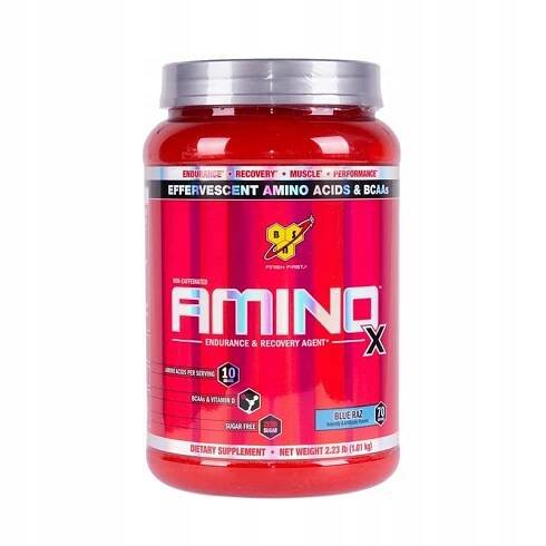 BSN Amino X 1010g FRUIT PUNCH AMINOKYSELINY BCAA ARGININ VITAMÍNY