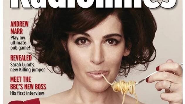 Nigella Lawsonová na obálce magazínu RadioTimes