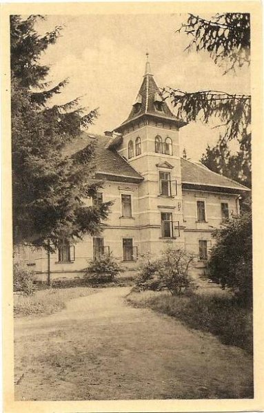 DARKOV - jodové lázně - vila Jiřina - Karviná  - Pohlednice místopis