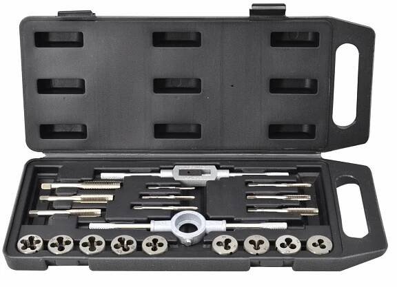 AWTOOLS Sada závitníků a závitníkových oček M3-M12 20 ks od 489 Kč