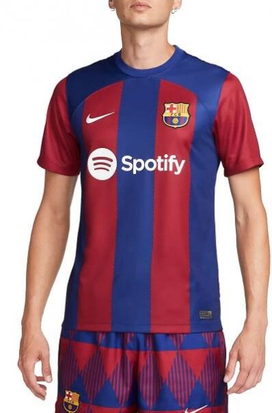Pánský dres s krátkým rukávem Nike FC Barcelona Stadium 2023/24, domácí