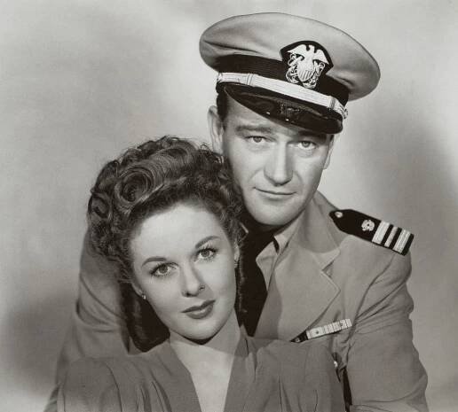 Susan Hayward with John Wayne