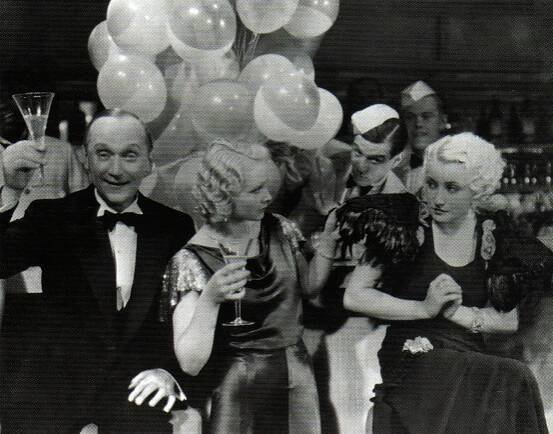 František Kreuzmann st., Truda Grosslichtová, Fanda Mrázek, Truda Binarová - Rozpustilá noc - Z filmu