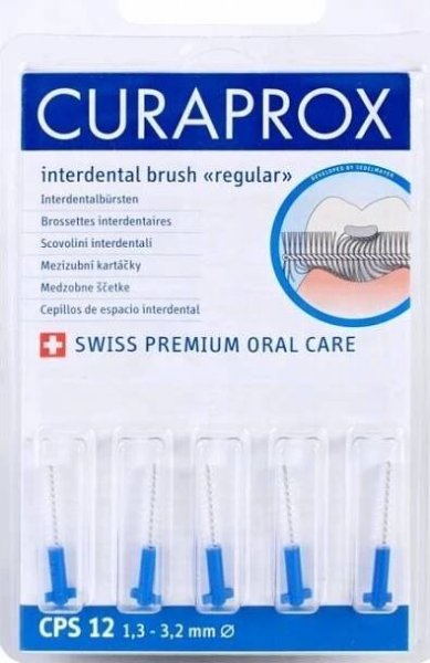 Curaprox CPS12 Regular Mezizubní kartáček 5 ks