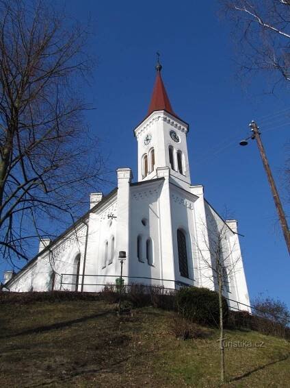 Zádveřice-Raková - evangelický kostel