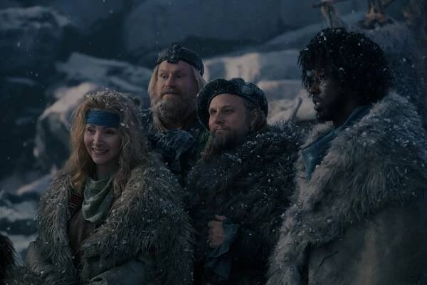 Zloději času - Doba ledová - Z filmu - Lisa Kudrow, Rune Temte, Tadhg Murphy, Roger Jean Nsengiyumva