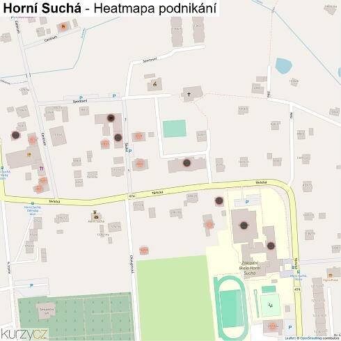 Horní Suchá - mapy | Kurzy.cz