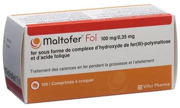 Maltofer Fol chewable tablets 100 ks