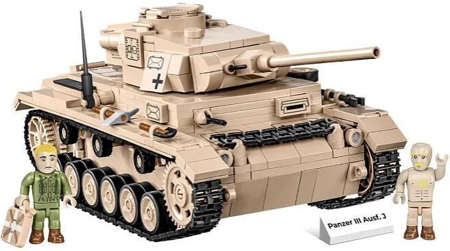 COBI 2562 World War II Německý střední tank Panzer III Pz. KpfW. Ausf. J