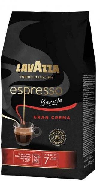 Lavazza Espresso Barista Gran Crema 1kg, zrnková káva 1×1 kg, zrnková káva