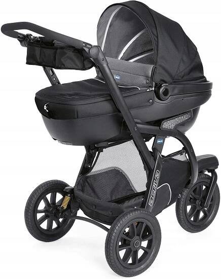 CHICCO Kočárek trojkombinace Trio Activ3 Jet Black