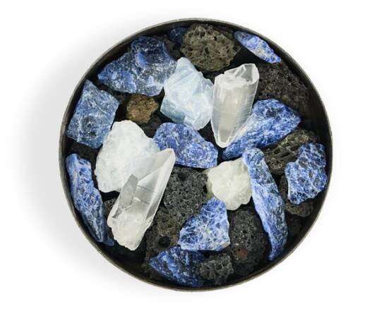 Pot Pourri Mineral Totem Lava Blue