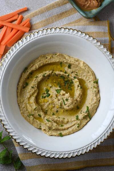 Hummus Recipe Without Tahini (Pantry Ingredients)