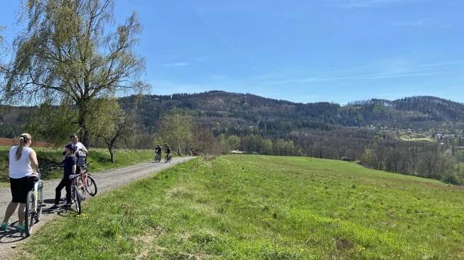 Cyklostezka je velmi frekventovaná | foto: Jana Strejčková,  Český rozhlas