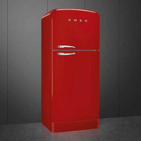 Smeg Kombinovaná chladnička s mrazničkou FAB50RRD5 červená - Elettromec 