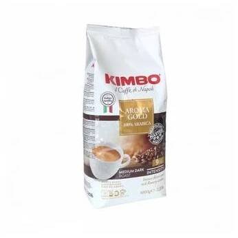Kimbo Aroma Gold 100% Arabica - zrnková káva, 1 000 g