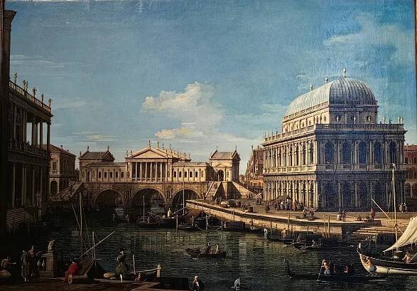 Capriccio with Palladian buildings