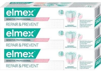 Elmex Sensitive Professional Repair&Prevent zubní pasta 3x75 ml