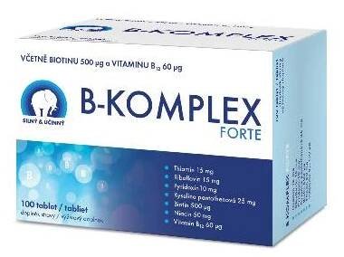 SWISS MED Pharmaceuticals B-Komplex Forte, 100 tbl.