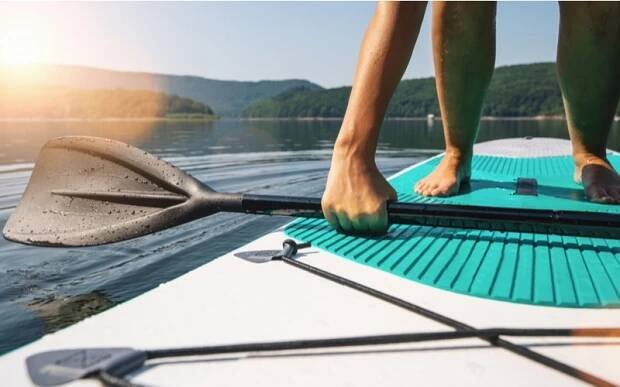 velké veslo k paddleboard