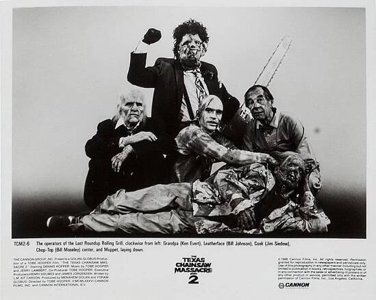 Ken Everet, Bill Johnson, Bill Moseley, Jim Siedow - Texaský masakr motorovou pilou 2 - Fotosky