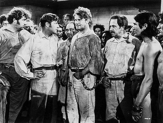 Andy Devine, Richard Arlen, Guinn 'Big Boy' Williams, Noah Beery, Mala - Mutiny on the Blackhawk - Z filmu