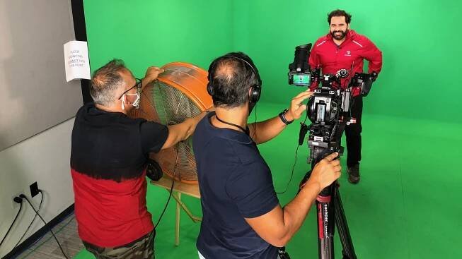 One meteorologist's superpower: augmented reality