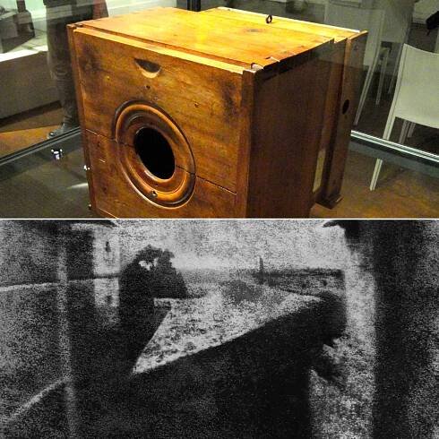 when were cameras created niepce camera obscura