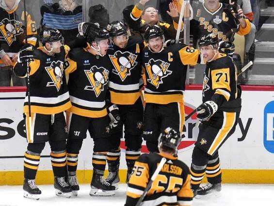 Tešiaci sa hráči Pittsburghu Penguins