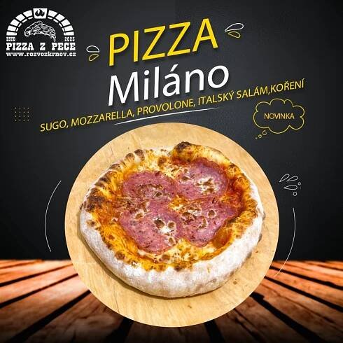 3. Pizza Miláno 33cm