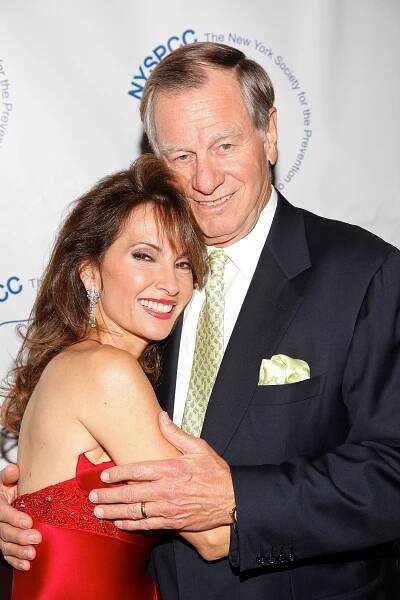 Susan Lucci and her husband, producer Helmut Huber, at the 2009 Child Protection Agency's gala at 583 Park Avenue on Oct. 26, 2009, in New York City