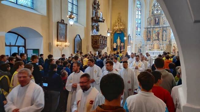 Naši ministranti na 23. ministrantské pouti v Hlučíně - Římskokatolická farnost Bolatice