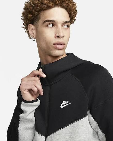 Nike SPORTSWEAR TECH FLEECE WINDRUNNER - Pánská mikina - 3