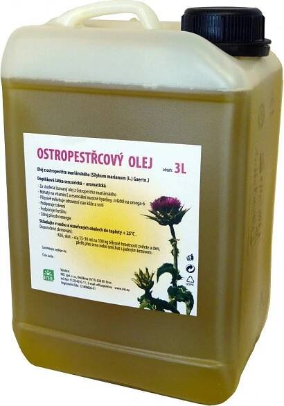 Irel Ostropestřcový panenský olej 3 l