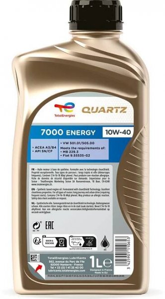 2201535 TotalEnergies Quartz 7000 Energy