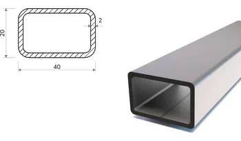 Jekl 40x20x2 (S355)