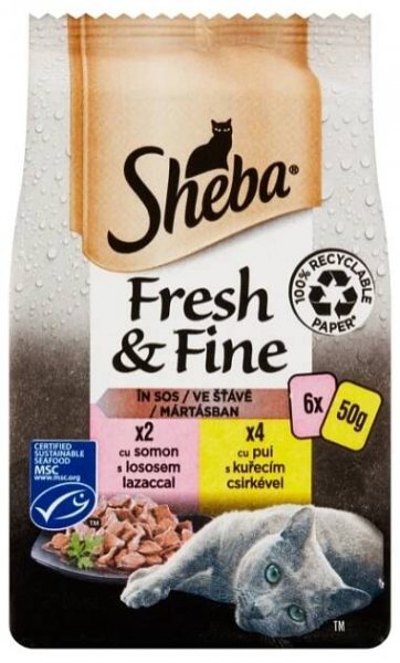 Sheba Fresh Fine Kompletní krmivo ve šťávě