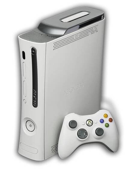 Xbox 360 game console and controller