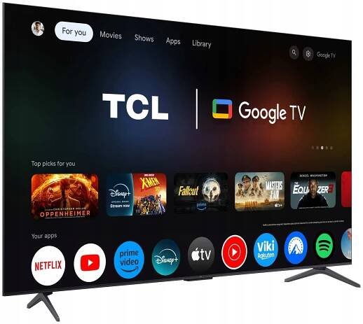 Televizor TCL 65C69K 65" QD-Mini LED 4K 144 Hz Google TV Dolby Atmos