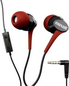 Maxell 303994 FUSION EARPHONES ROSSO