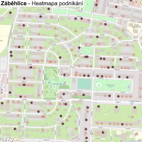 Záběhlice - mapy | Kurzy.cz