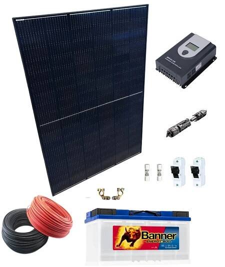 Solární ostrovní elektrárna 12 V / 405 Wp