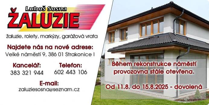 zaluzie Strakonice