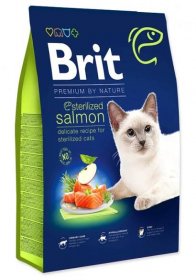 Brit Premium by Nature Cat Sterilized Salmon 8kg title=