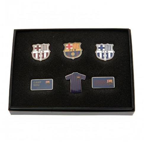 Sada 6 odznaků Barcelona FC - Sportmoda.cz