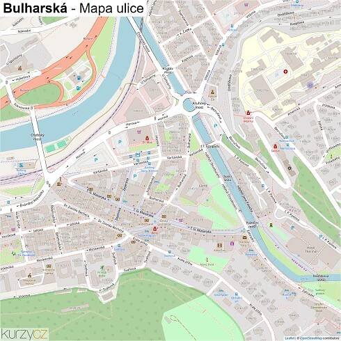 Bulharská - mapy | Kurzy.cz