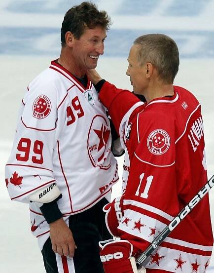 FOTO Gretzky a spol. vyzvali Sbornou