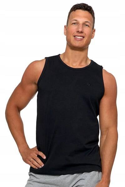 TANK-TOP Pánské Tričko bez rukávů Hladké Klasické boxerky MORAJ XXL Značka Moraj