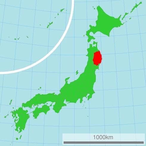 Súbor:Map of Japan with highlight on 03 Iwate prefecture.svg – Wikipédia